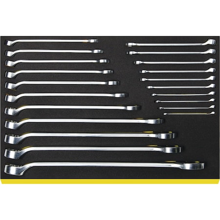 Stahlwille Tools Combination Wrenchs i.TCS inlay No.TCS 14/21, 6-36MM 3/3-tray21-pcs. 96838771